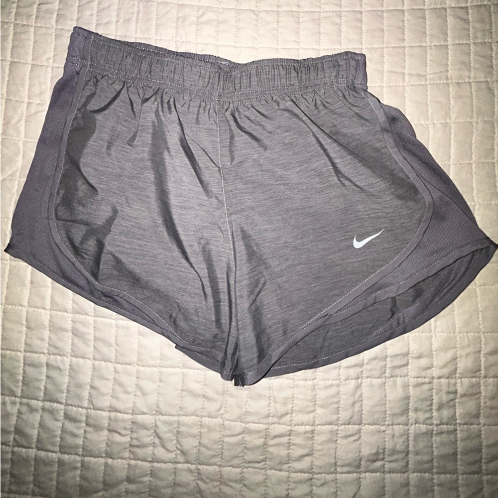 Nike Gray Athletic Shorts Lightweight Performance